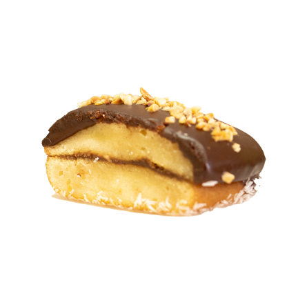 pezuña de crema con chocolate